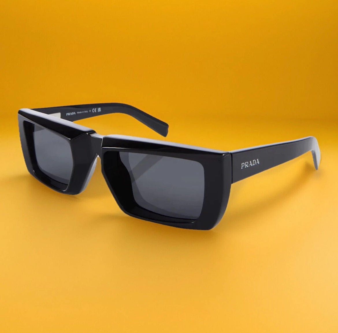 Square Acetate Frame Sunglasses